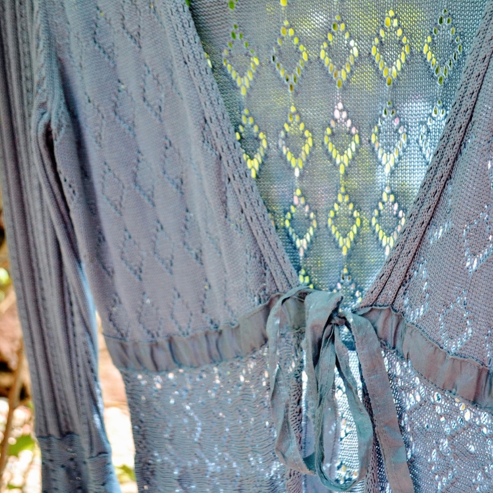 Blue Lace Cardigan
